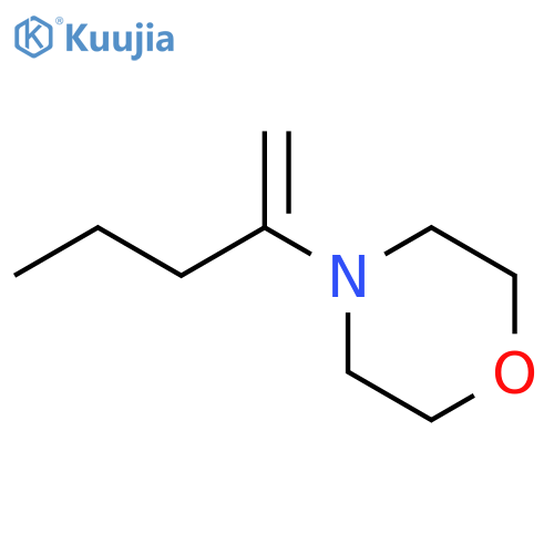 Morpholine,4-(1-methylenebutyl)- structure