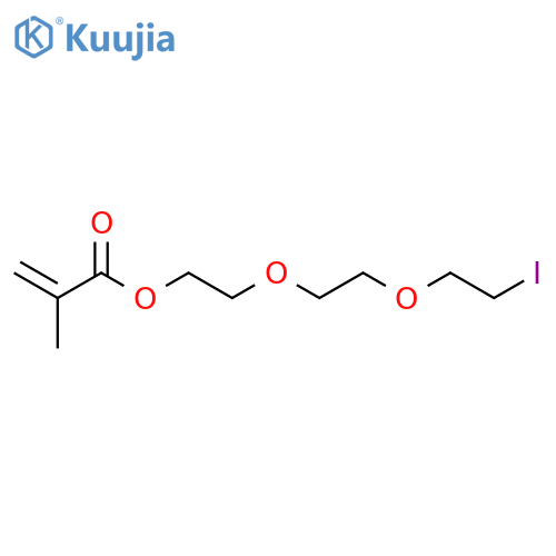 2-Propenoic acid, 2-methyl-, 2-[2-(2-iodoethoxy)ethoxy]ethyl ester structure