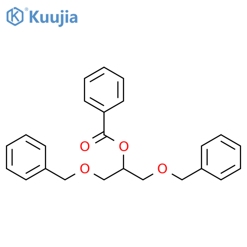 2-Propanol, 1,3-bis(phenylmethoxy)-, benzoate structure