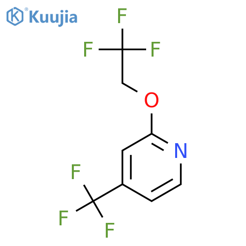 2-(2,2,2-Trifluoroethoxy)-4-(trifluoromethyl)pyridine structure