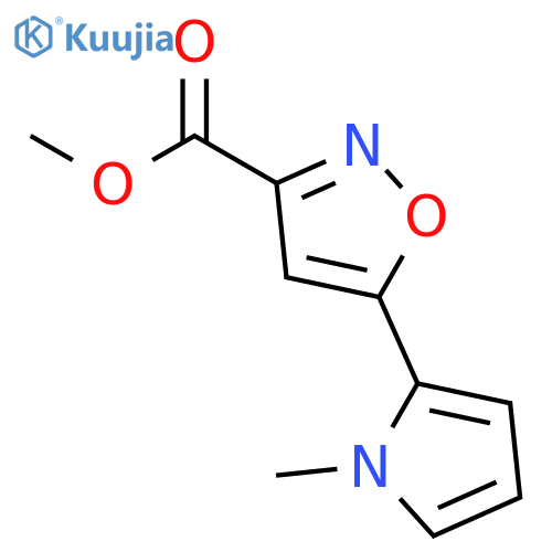 Methyl 5-(1-Methyl-2-pyrrolyl)isoxazole-3-carboxylate structure