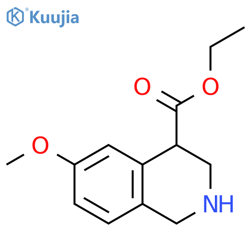 Ethyl 6-Methoxy-1,2,3,4-tetrahydroisoquinoline-4-carboxylate structure