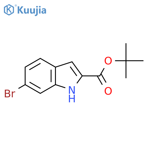 tert-Butyl 6-bromo-1H-indole-2-carboxylate structure
