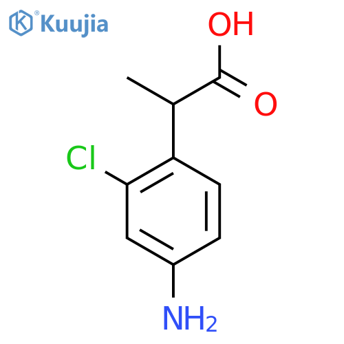 4-Amino-2-chlorophenylpropanoic acid structure
