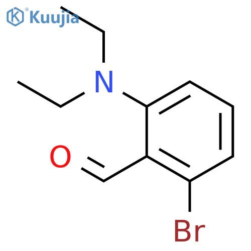 2-Bromo-6-(diethylamino)benzaldehyde structure