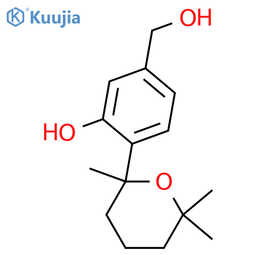 7,11-Epoxy-1,3,5-bisabolatriene-1,15-diol; (S)-form structure