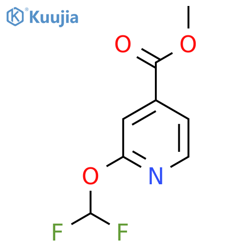 methyl 2-(difluoromethoxy)pyridine-4-carboxylate structure