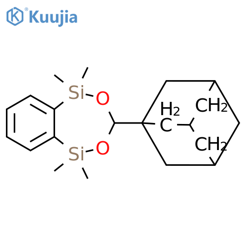 2,4,1,5-Benzodioxadisilepin, 1,5-dihydro-1,1,5,5-tetramethyl-3-tricyclo[3.3.1.13,7]dec-1-yl- structure