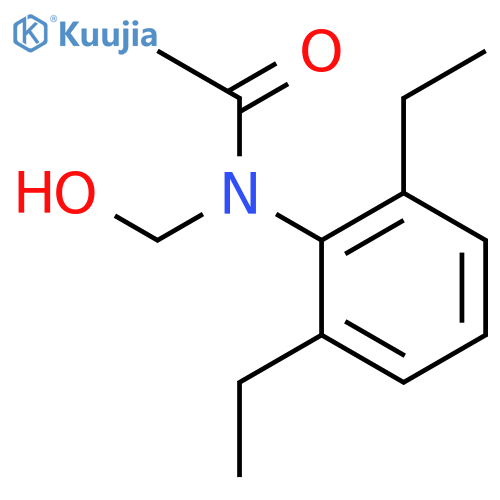 Acetamide, N-(2,6-diethylphenyl)-N-(hydroxymethyl)- structure