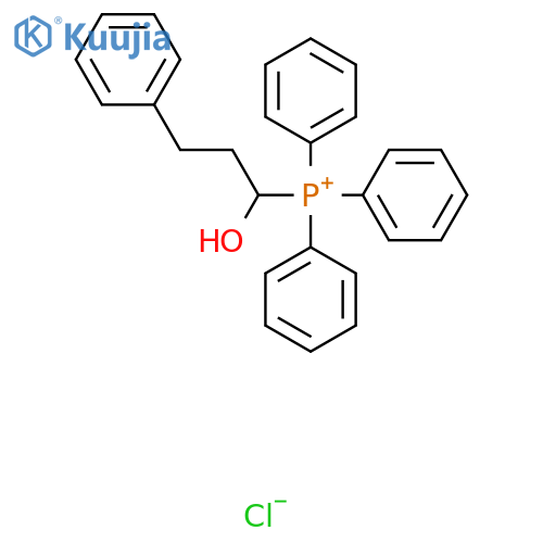 Phosphonium, (1-hydroxy-3-phenylpropyl)triphenyl-, chloride structure