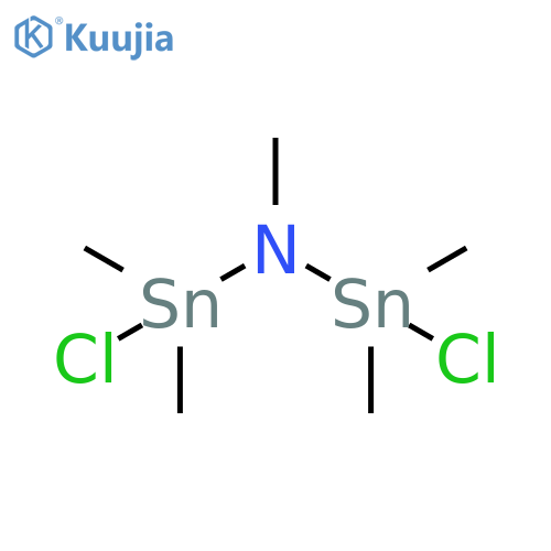 Stannanamine, 1-chloro-N-(chlorodimethylstannyl)-N,1,1-trimethyl- structure