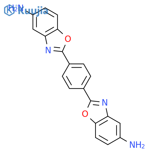 2,2'-(1,4-Phenylene)bis(benzo[d]oxazol-5-amine) structure