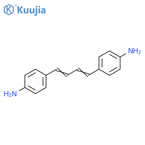 Benzenamine, 4,4'-(1,3-butadiene-1,4-diyl)bis- structure