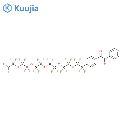Ethanedione,phenyl[4-(1,1,2,2,4,4,5,5,7,7,8,8,10,10,11,11,13,13,14,14,16,16,17,17-tetracosafluoro-3,6,9,12,15-pentaoxaheptadec-1-yl)phenyl]- structure