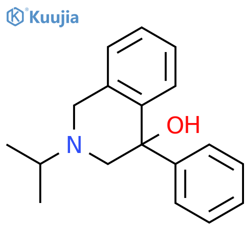 4-Isoquinolinol, 1,2,3,4-tetrahydro-2-(1-methylethyl)-4-phenyl-, (±)- structure