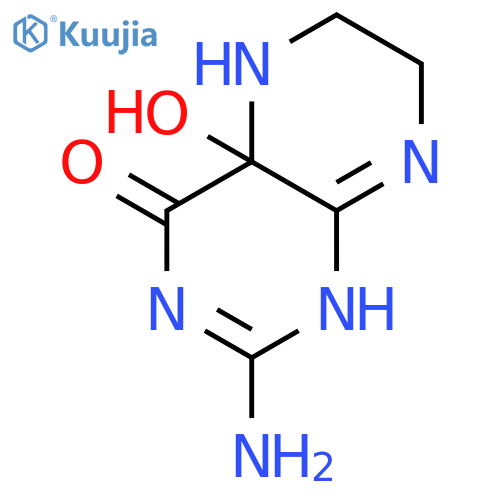 4(1H)-Pteridinone,2-amino-4a,5,6,7-tetrahydro-4a-hydroxy-(9CI) structure