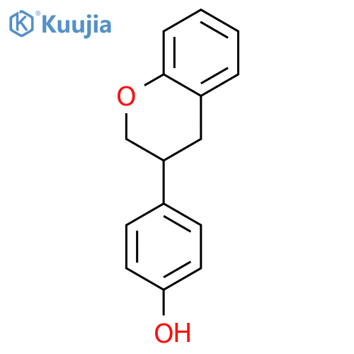Phenol, 4-(3,4-dihydro-2H-1-benzopyran-3-yl)- (9CI) structure