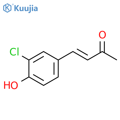 4-(3-chloro-4-hydroxyphenyl)but-3-en-2-one structure