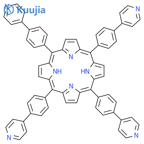 5,10,15,20-Tetrakis-(4-pyridin-4-YL-phenyl)-porphyrine structure