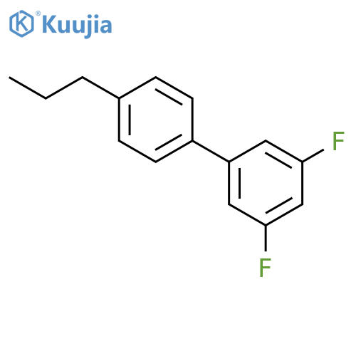 3',5'-Difluoro-4-propylbiphenyl structure
