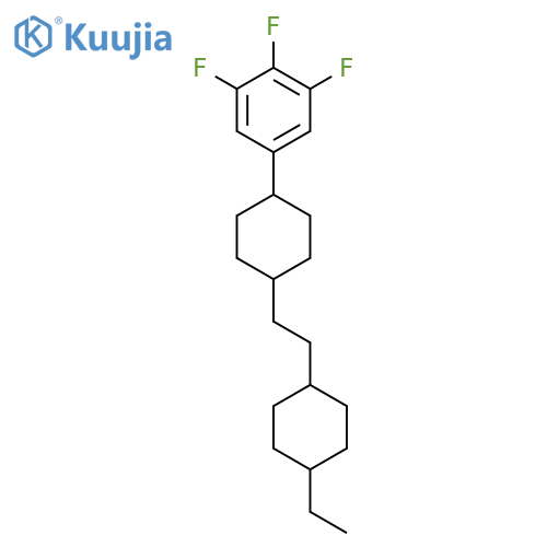 5-(trans-4-(2-(trans-4-Ethylcyclohexyl)ethyl)-cyclohexyl)-1,2,3-trifluorobenzene structure