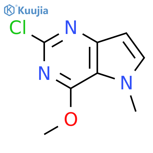 2-Chloro-4-methoxy-5-methyl-5H-pyrrolo[3,2-d]pyrimidine structure