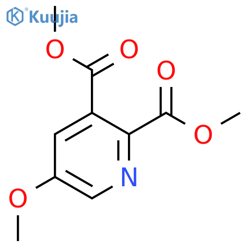Dimethyl 5-methoxypyridine-2,3-dicarboxylate structure