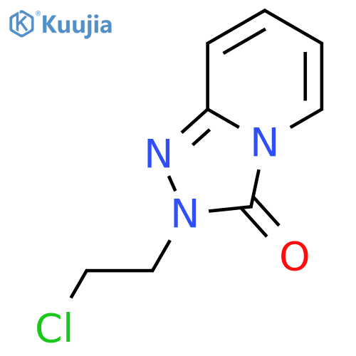 2-(2-chloroethyl)-2H,3H-1,2,4triazolo4,3-apyridin-3-one structure