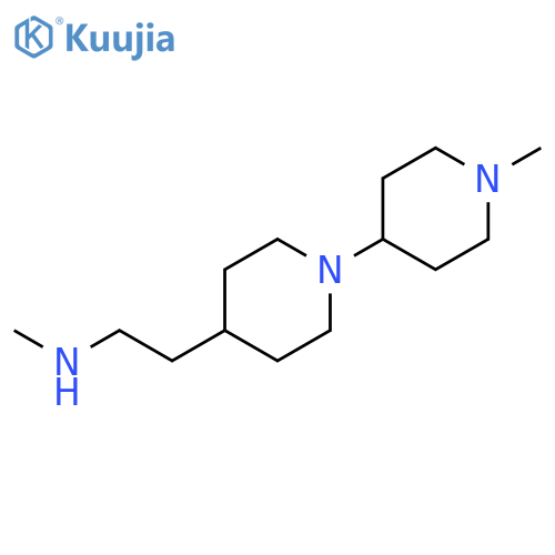 Methyl({2-1-(1-methylpiperidin-4-yl)piperidin-4-ylethyl})amine structure