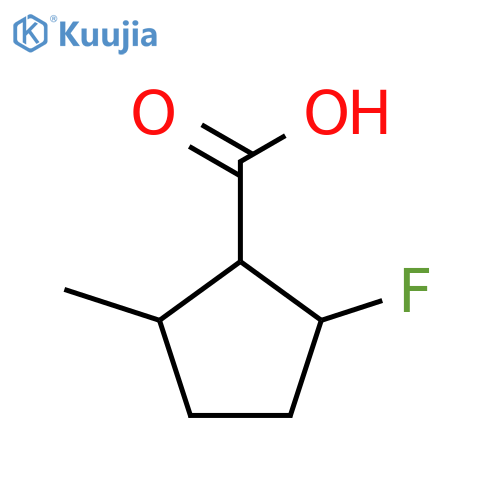 2-Fluoro-5-methylcyclopentane-1-carboxylic acid structure