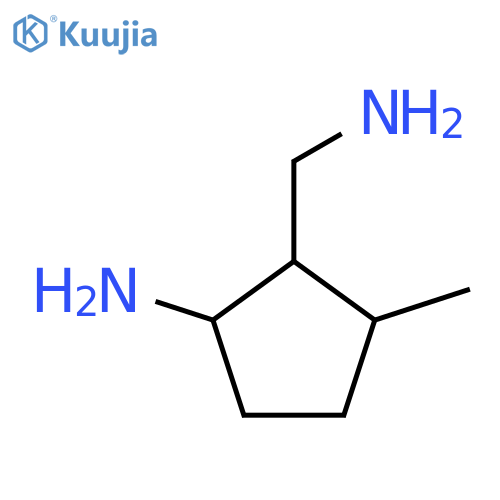 2-(Aminomethyl)-3-methylcyclopentan-1-amine structure