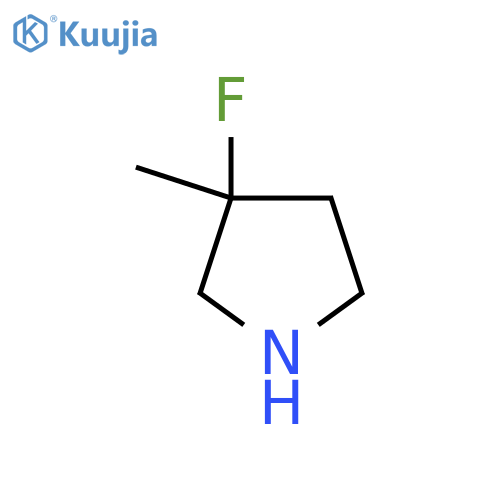 3-Fluoro-3-methylpyrrolidine structure