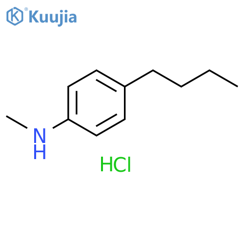 4-butyl-N-methylaniline hydrochloride structure