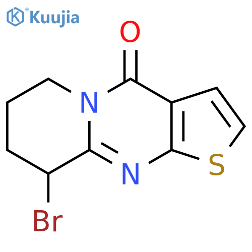 10-bromo-6-thia-1,8-diazatricyclo[7.4.0.03,?]trideca-3(7),4,8-trien-2-one structure
