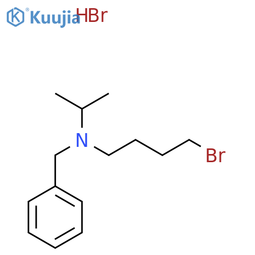 Benzyl(4-bromobutyl)(propan-2-yl)amine hydrobromide structure