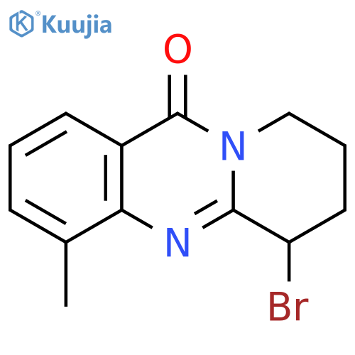 6-bromo-4-methyl-6H,7H,8H,9H,11H-pyrido[2,1-b]quinazolin-11-one structure