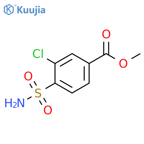 methyl 3-chloro-4-sulfamoylbenzoate structure