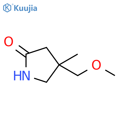 4-(methoxymethyl)-4-methylpyrrolidin-2-one structure