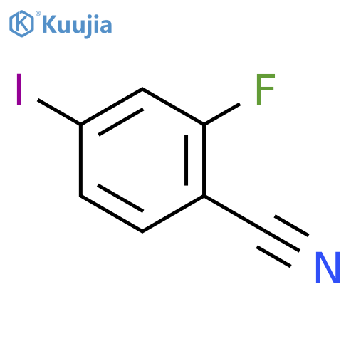 2-Fluoro-4-iodobenzonitrile structure