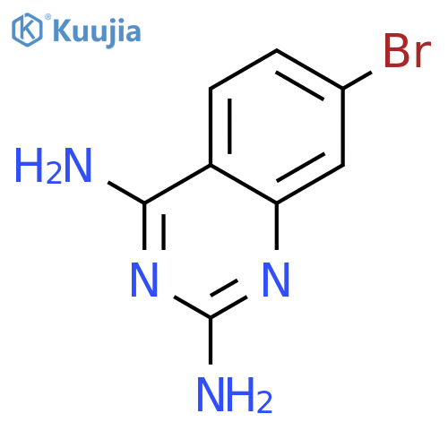 7-Bromoquinazoline-2,4-diamine structure