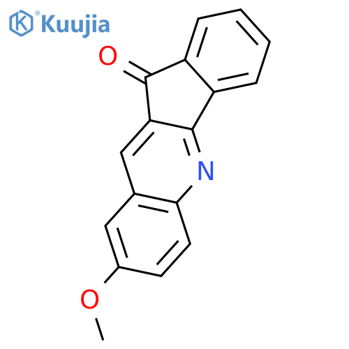11H-Indeno[1,2-b]quinolin-11-one, 8-methoxy- structure