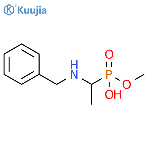 Phosphonic acid, [1-[(phenylmethyl)amino]ethyl]-, monomethyl ester structure