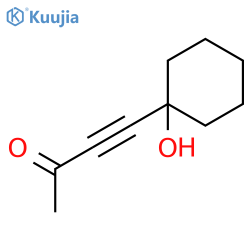 3-Butyn-2-one, 4-(1-hydroxycyclohexyl)- structure