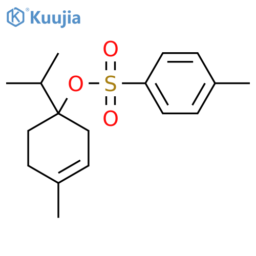 4-Methyl-1-(propan-2-yl)cyclohex-3-en-1-yl 4-methylbenzene-1-sulfonate structure