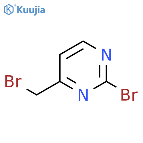 2-Bromo-4-(bromomethyl)pyrimidine structure