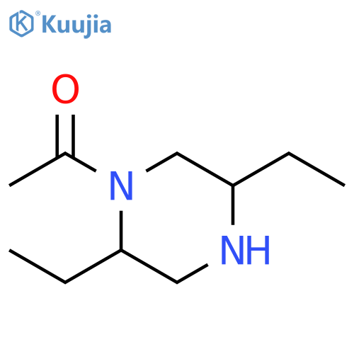 1-(2,5-diethylpiperazin-1-yl)ethan-1-one structure