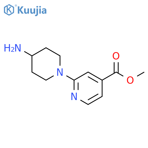 methyl 2-(4-aminopiperidin-1-yl)pyridine-4-carboxylate structure