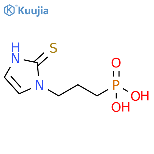 Phosphonic acid, [3-(2,3-dihydro-2-thioxo-1H-imidazol-1-yl)propyl]- structure