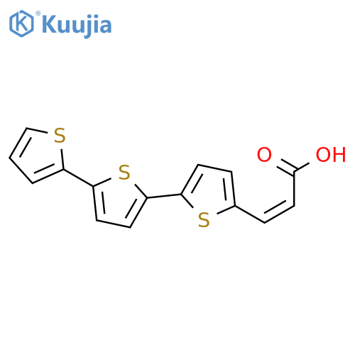 2-Propenoic acid, 3-[2,2':5',2''-terthiophen]-5-yl-, (Z)- structure