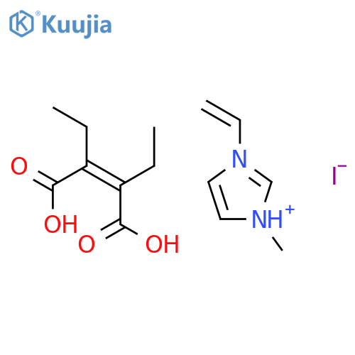 1-vinyl-3-methylimidazole-maleic acid diethyl ester copolymer structure
